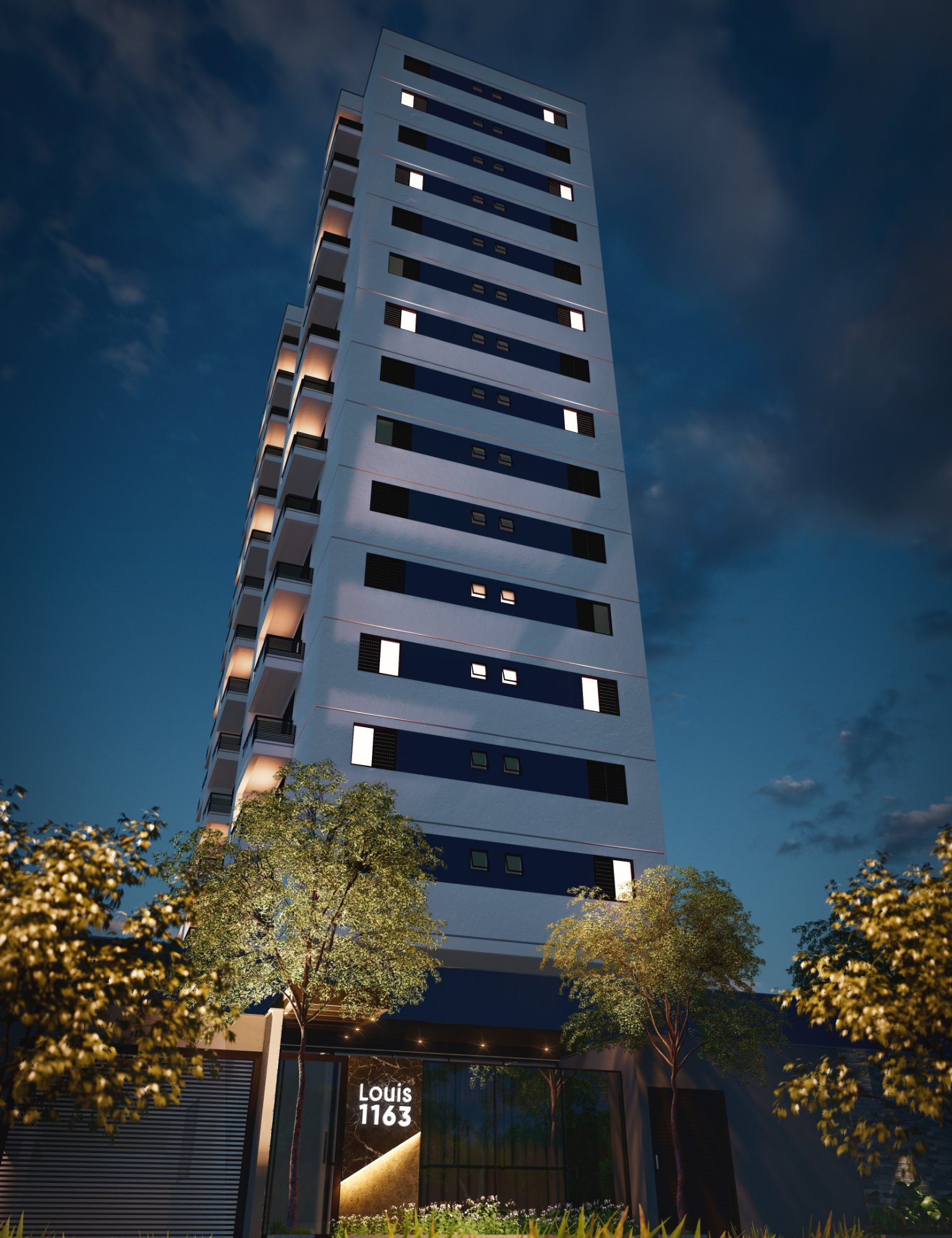 Fachada Iluminada